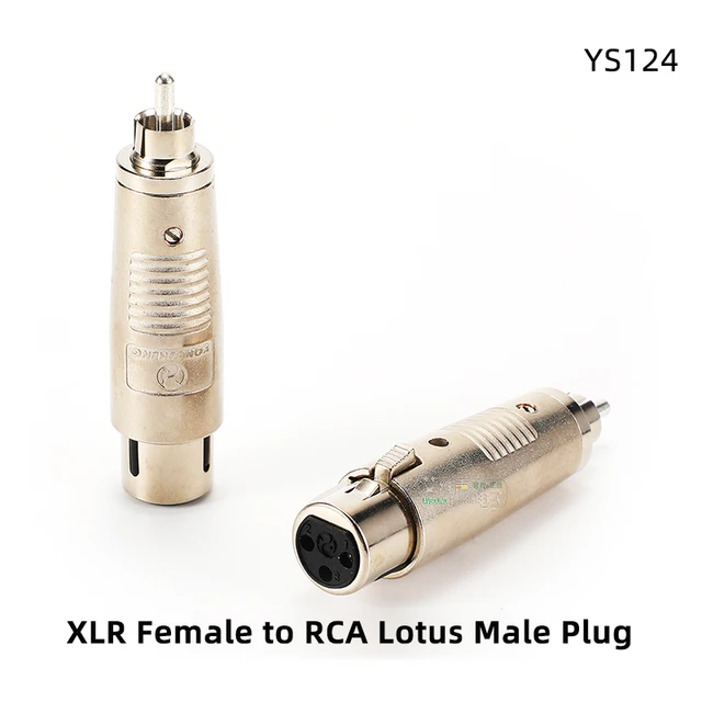 다양한 기기에 활용 가능한 NEUTRIK REAN XLR-RCA 6.35 3.5 오디오 비디오 변환 플러그