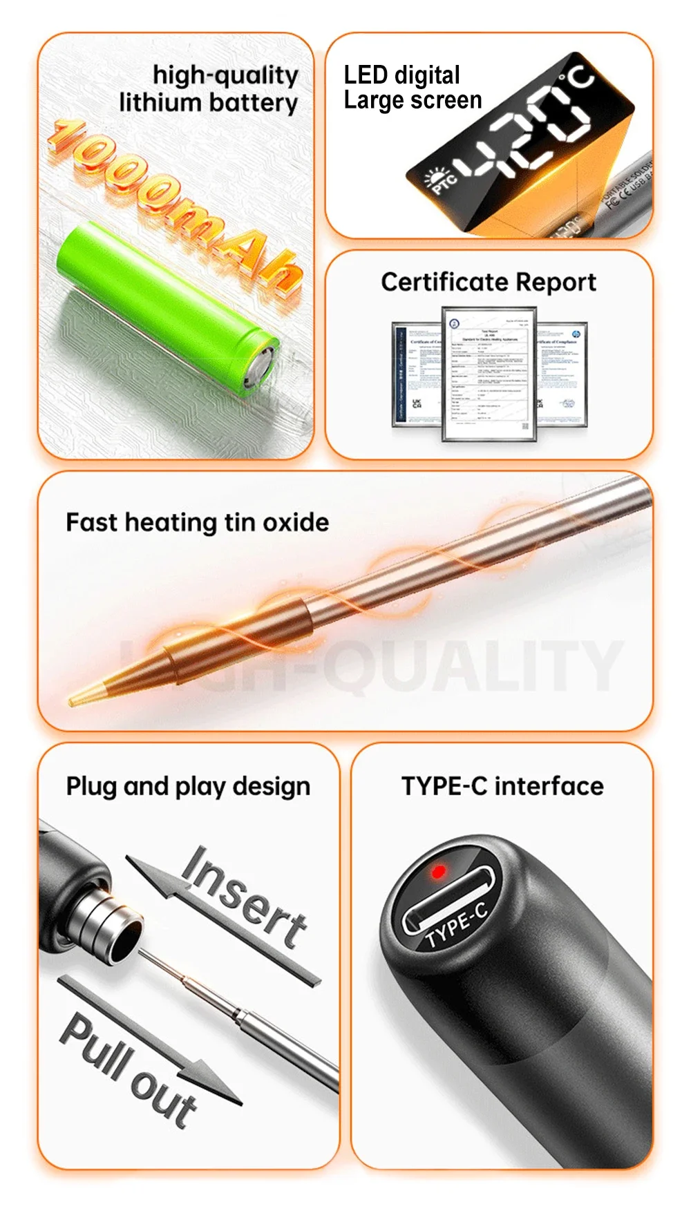 USB Soldering Iron Set - Feature 15