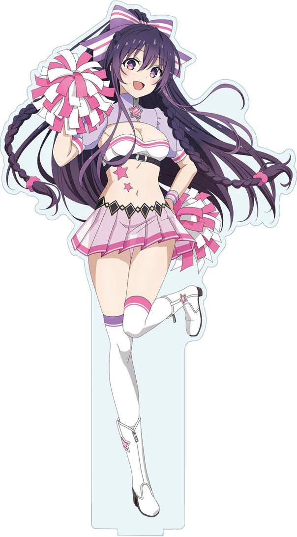 Anime Peripheral Store Date A Live IV Kotori Itsuka Cheergirl Ver Acryl HD Figur Stand Schreibtisch Dekor Geschenke Sammlung ca. 15 cm – Detail 7