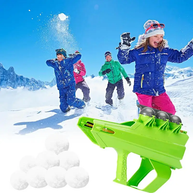 Snowball Launcher Snowball Launcher Snow Blasters Blasters Portable Non-slip Small Winter Outdoor Toys