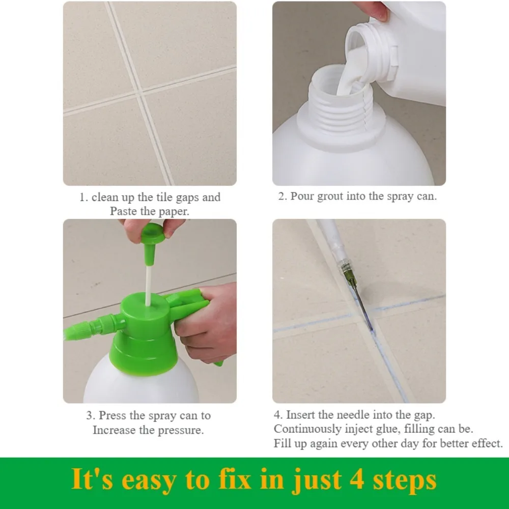 Quick drying ceramic tile hollow drum special adhesive strong adhesive for repairing tile warping injection fill tile repair kit