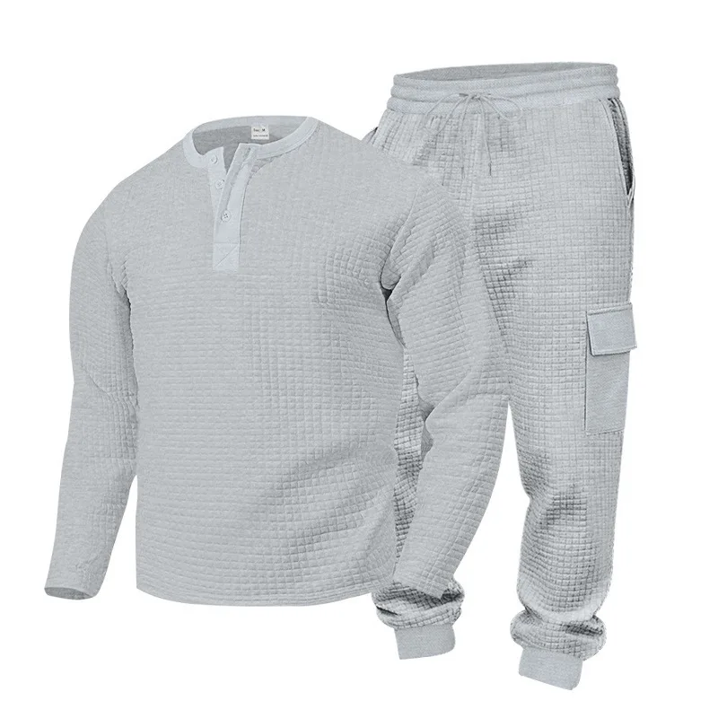Lockeres, schweres Outdoor-Textur-Karohemd im Retro-Stil mit langen Ärmeln für Herren – lässige Mode für Frühling und Herbst – Detail 19