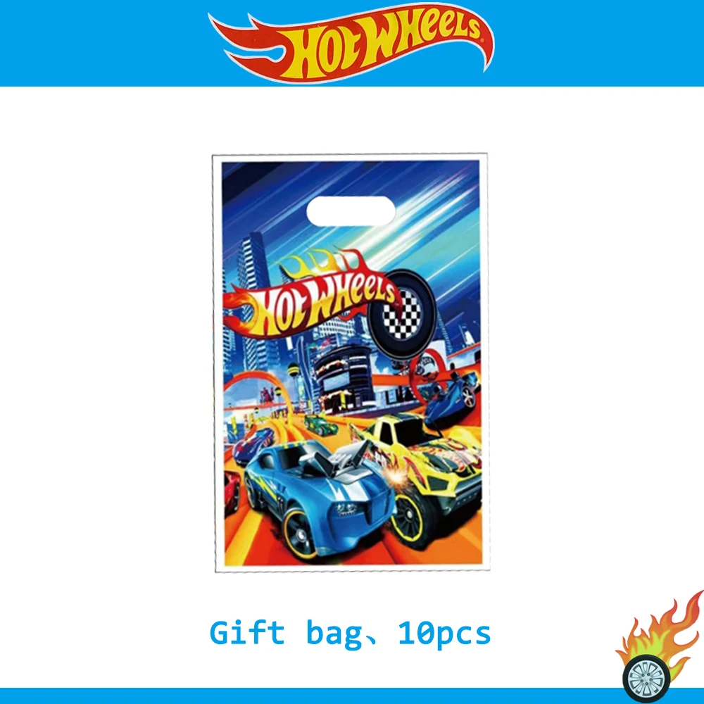 Hot Wheels Car Boy's Birthday Party Decorative Tableware Set Balloon Table Cloth Banner Baby Shower Party Car Toy Supplies party supplies,birthday party supplies,disposable tablecloth,birthday tableware set
