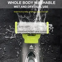 MLG Electric Shaver For Men and Women Portable Full Body Trimmer USB T Shaped Blade Razor For Beard Armpit For Washable 5