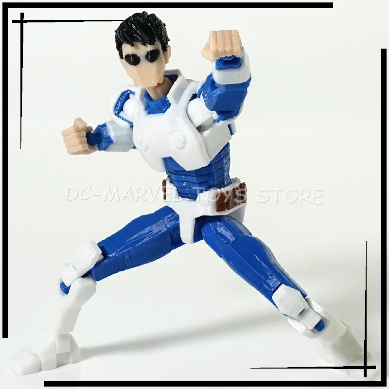 Neu auf Lager: 3D-gedruckte Unbesiegbare Jungen-Figur in Hellblau mit Markierungsstreifen, Dummy13 T13 Mehrteilige Verwandlungs-Actionfigur – Detail 26