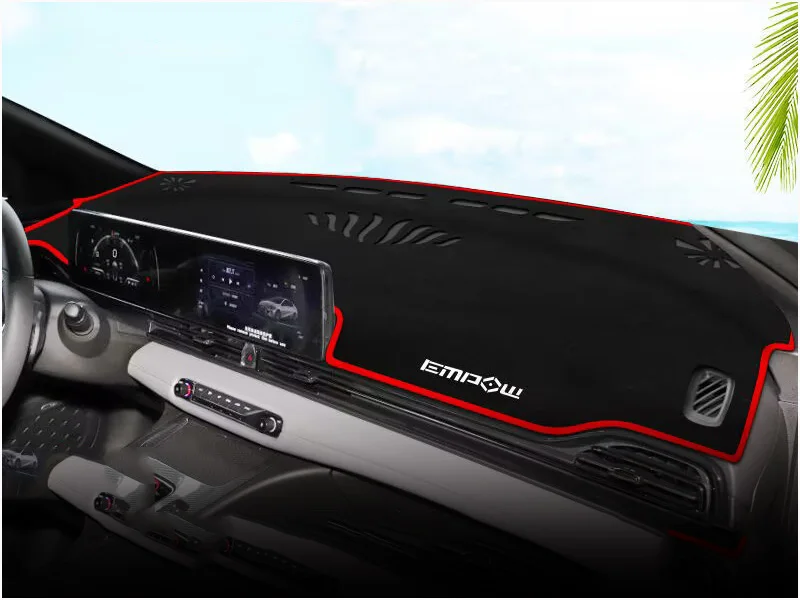 Car Dashboard Protective Mat Cushion Polyester Desk Carpets Anti-UV Pad Interior Accessories For GAC Empow Shade dashboard pad cover