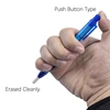 Blue Green Red Purple Pen Shape Press Type Pencil Eraser Replaceable Core Sketching Painting Writing Erase Stationery Supplies 2