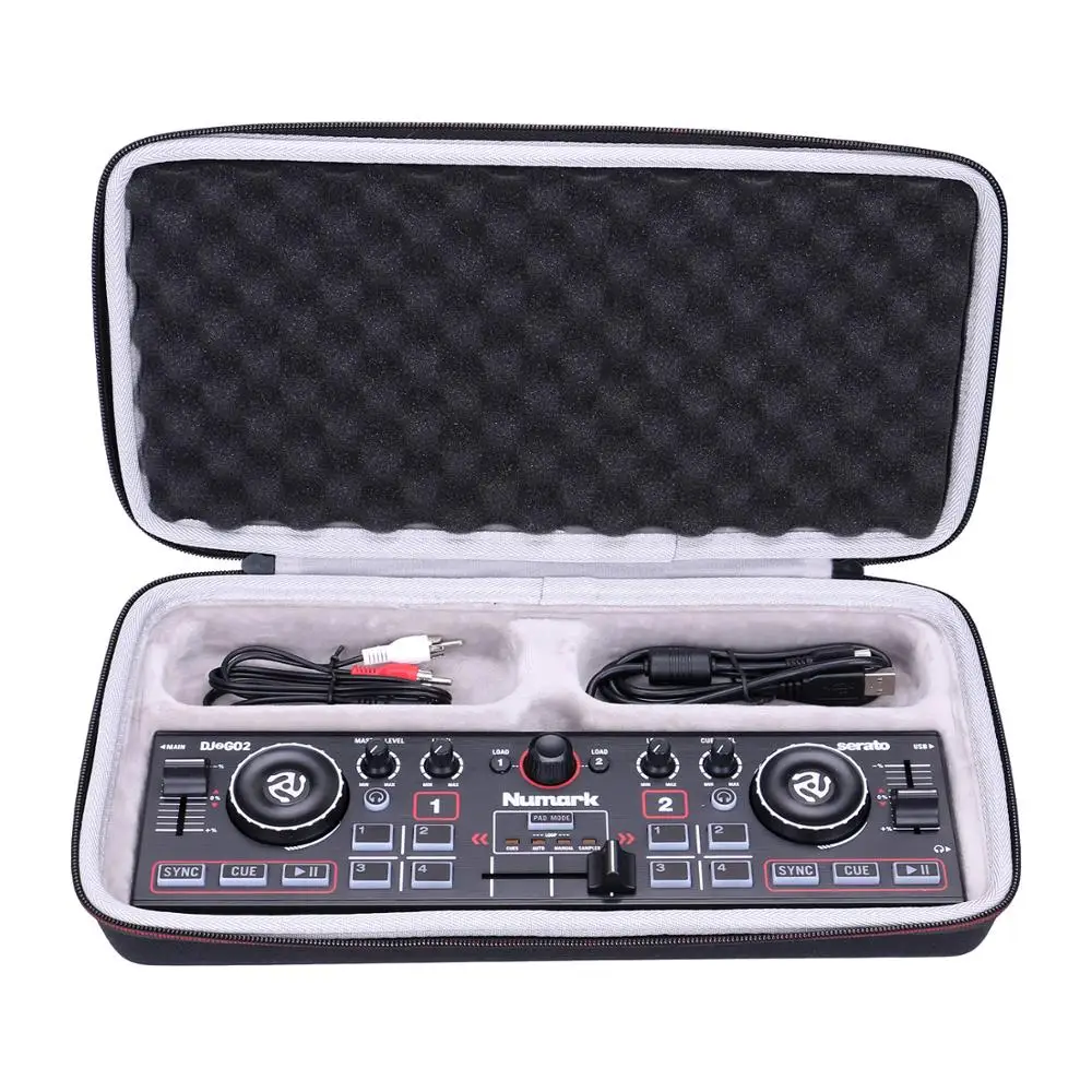 Numark DJ2GO2/포켓 DJ 컨트롤러용 하드 케이스, LTGEM EVA 운반