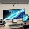 Double Head LED Desk Lamps Led Computer Monitor Light Stepless Dimmable USB Table Lamp for Office Study Reading Lighting Fixture 1