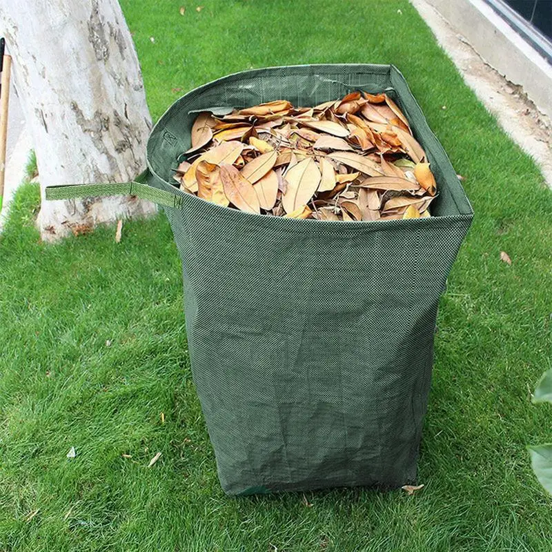 

Garden Waste Bags Large Capacity Garden Bag for Moss Lawn Cuttings Reusable Waterproof Leaf Sack Storage Collection Container