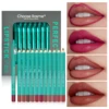 12 pcs Lip Liner Pencil Set Matte Lipliner Pencil Lipstick Waterproof Long Lasting  Nude Contour Lipstick Pen Lip Tint Cosmetics 1