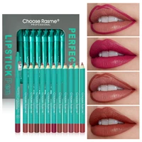 12 pcs Lip Liner Pencil Set Matte Lipliner Pencil Lipstick Waterproof Long Lasting  Nude Contour Lipstick Pen Lip Tint Cosmetics 1