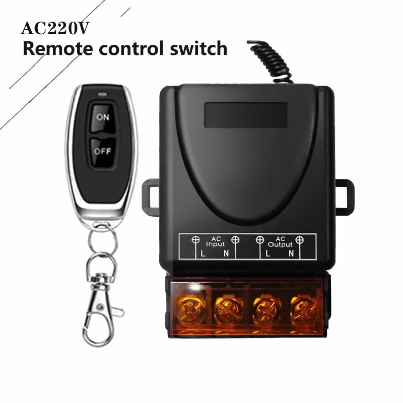 RF 433Mhz  Wireless Remote Control Switch AC 72V-220V Relay Motor Water Pump Door Access System Wireless Switch Car Power