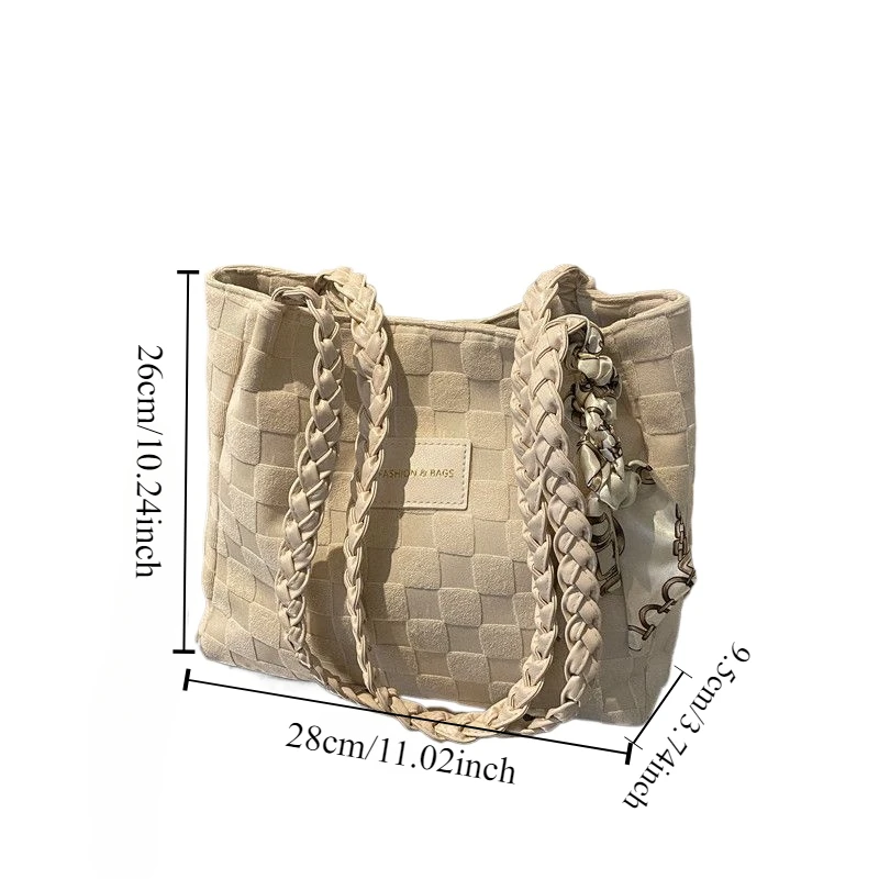 New Fashionable Flow Large Capacity Casual Lightweight Canvas Handbag Fashionable Street One Shoulder Package