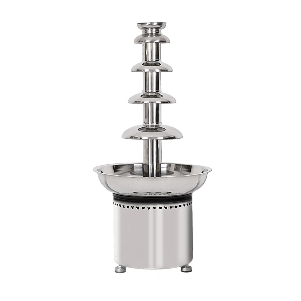 DHC-Series 5 layers stainless steel chocolate fountain, Chocolate Dispenser DHC5F