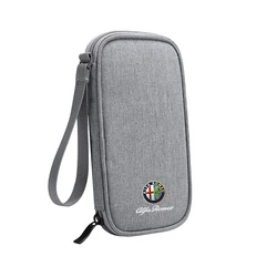 Portable Car Interior Storage Bag (L - Grey - Alfa Romeo)