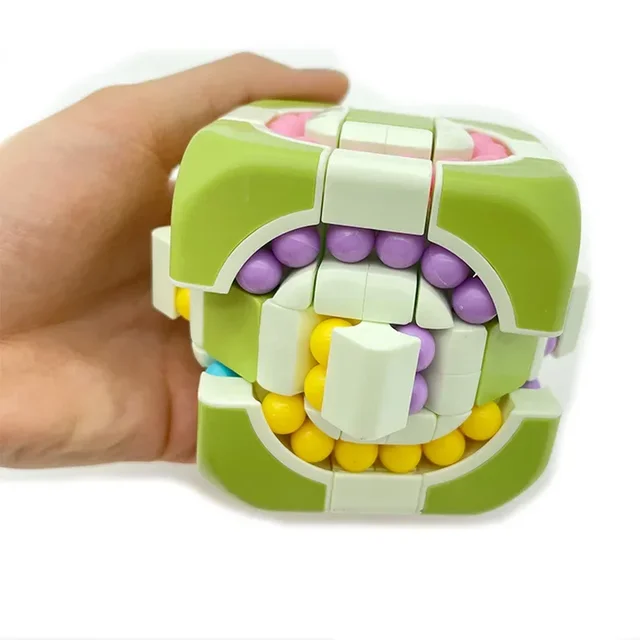 Magic Bean Fidget Decompression Cube for Release Stress Autism Anxiety Relieve Adult Kids Stress Relief Anti-Stress Fingertip 2