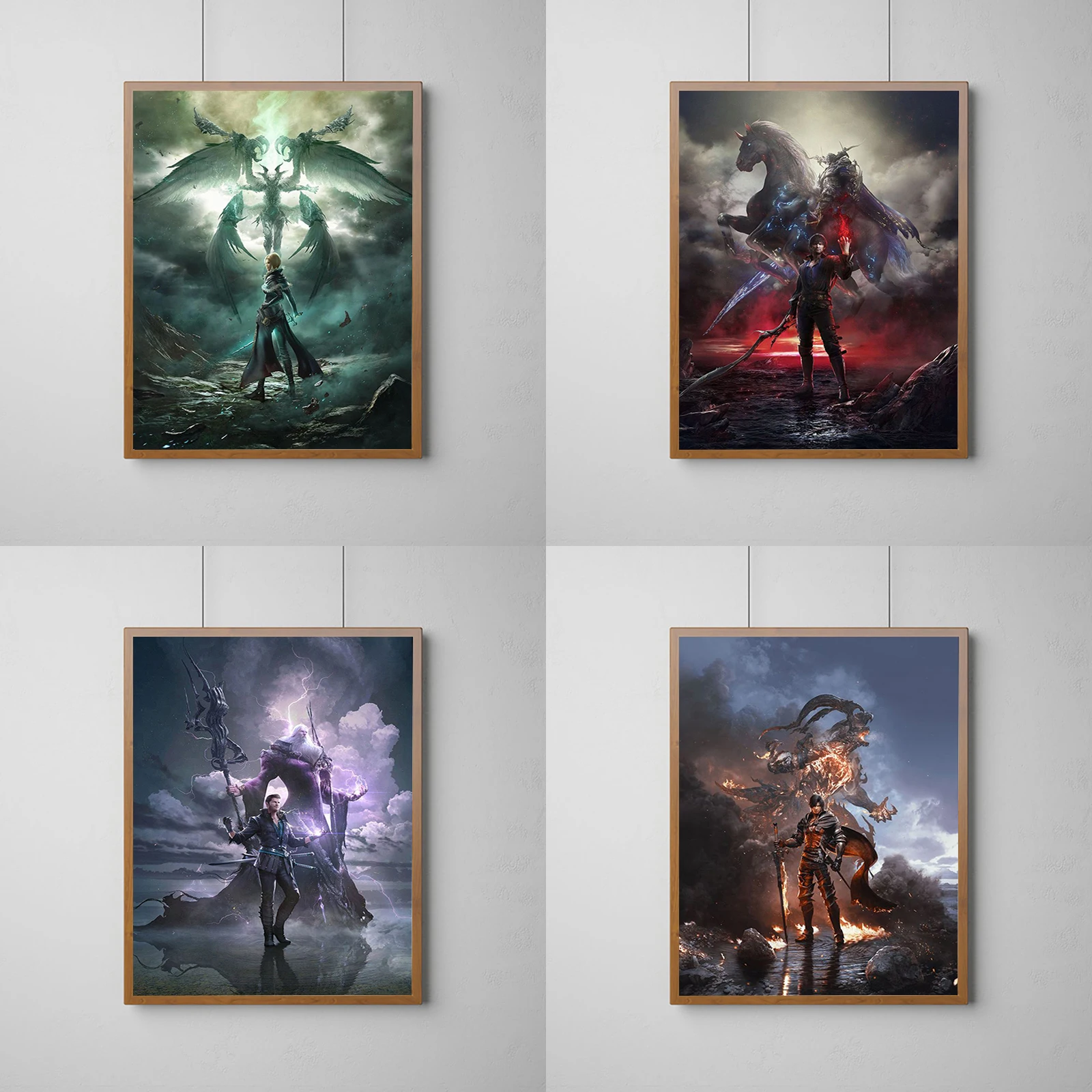 

Final Fantasy VII XII Game Poster Decorative Pictures for Living Room Decor Home and Decoration Wall Art Canvas Posters Painting