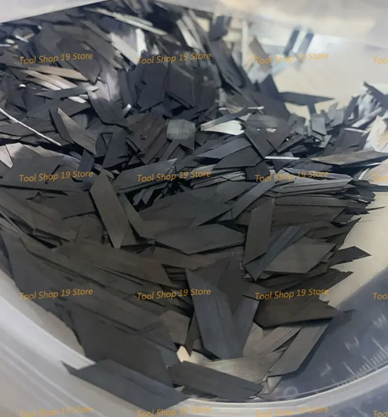 Flake Forged Carbon Fiber 45mm Diamond Shaped Chopped Strand Short Cut High Strength Car Motorcycle Bike Modification carbon fiber chopped strand