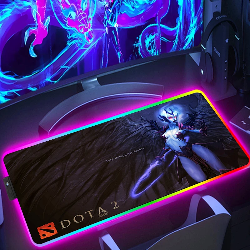 DOTA2 ӿ  LED Ʈ, Ÿ 2 ӿ LED Ʈ 콺 е, RGB  å Ű 콺 е, ǻ ׼