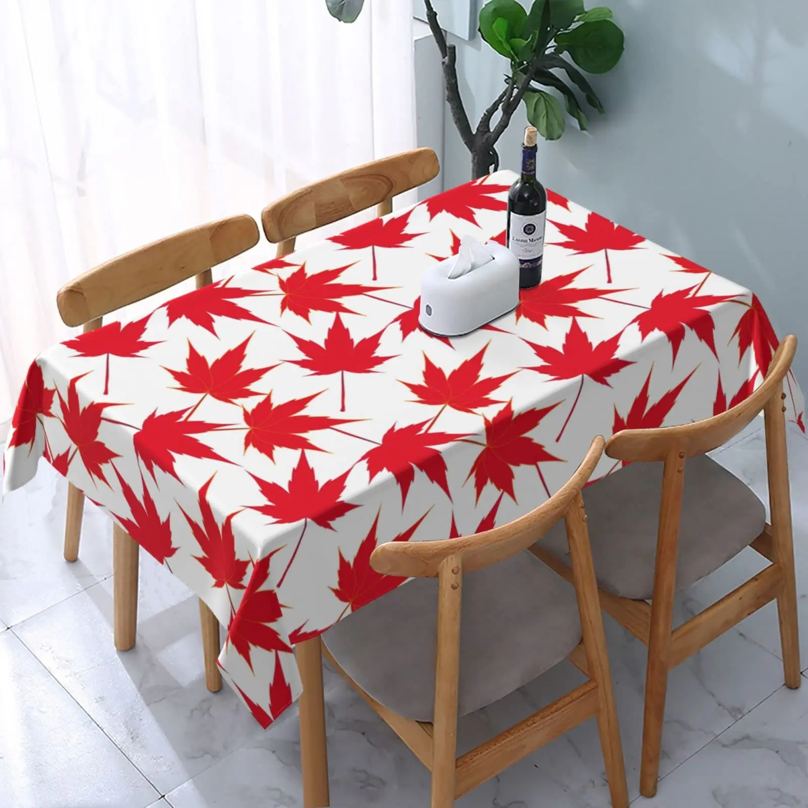 

Rectangular table waterproof table cloth Picnic table cloth 54 x 72 inch washable camping table cloth polyester