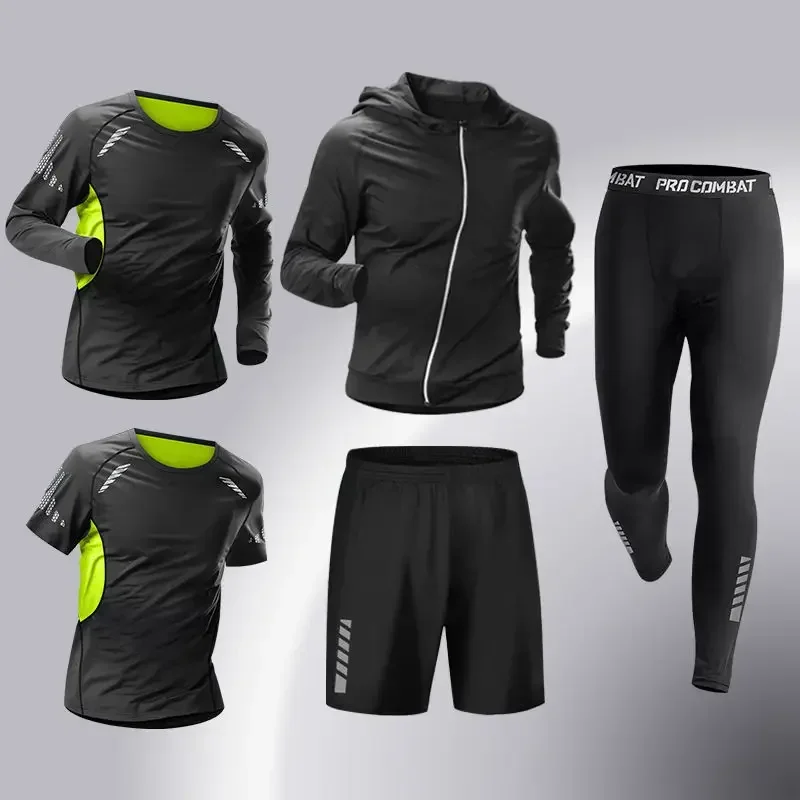 Fashion 3 5 Pcs Mens Running Sportswear Set Fitness Jogging Compression Tracksuit Suit Training Sports Clothes.jpg Fashion 3 5 Pcs Mens Running Sportswear Set Fitness Jogging Compression Tracksuit Suit Training Sports Clothes.jpg