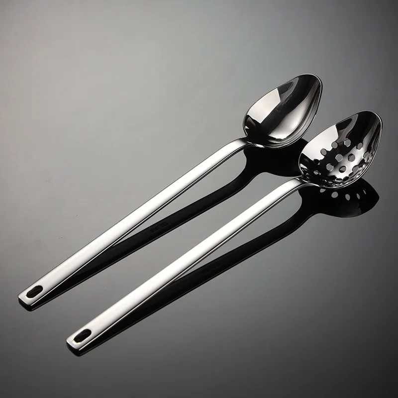 Confezione Da 2 Mestoli Da Zuppa In Acciaio Inox 304 – Cucchiaio Da Cucina Profondo – Manico Antiscivolo – Lucidato A Specchio - 2