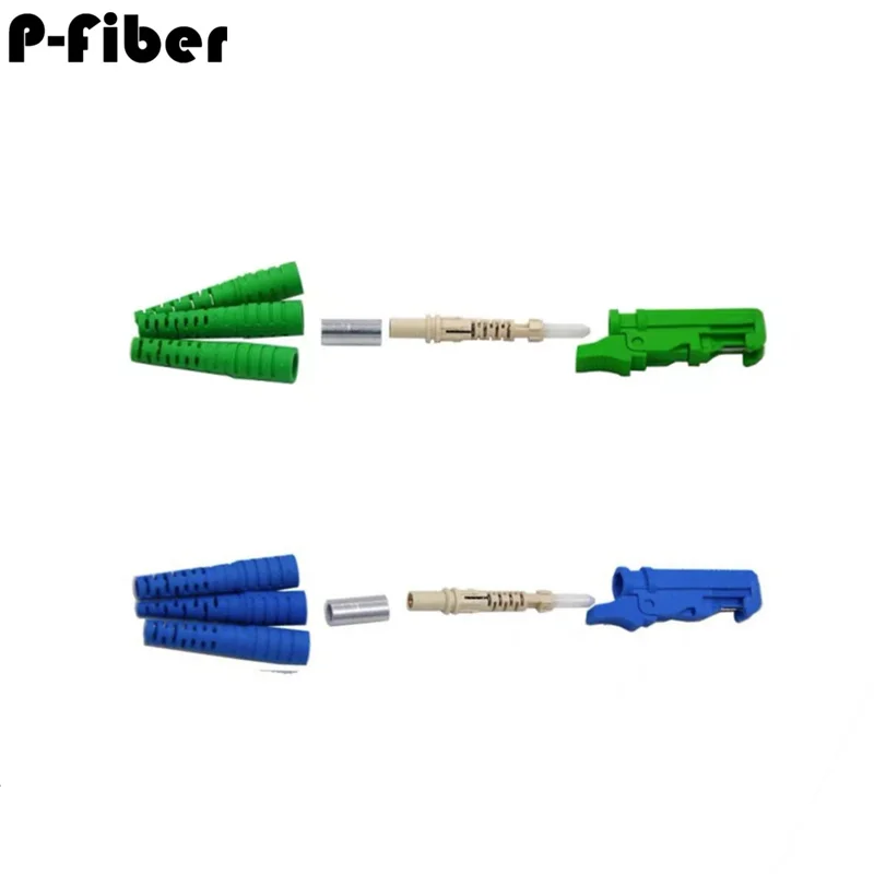 E2000/APC/UPC 커넥터 키트, 광섬유 점퍼 커넥터 부품, 2.0, 3.0, 0.9mm 키트 액세서리, 50 개