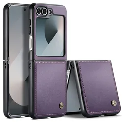Ultra-Thin Leather Phone Case with Full Body Cover & Shockproof, Supports Wireless Charging for PU TPU (PURPLE)