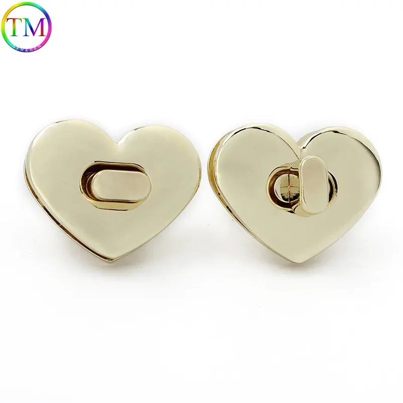 10 Pieces Metal Lock Clasp Swivel Twist Locks Buckles Diy Bags Hardware Twist Turn Lock Parts Decorating Bag Lock Accessories