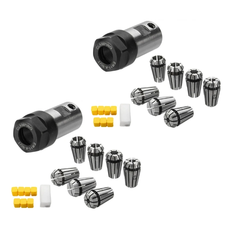 14 개 ER11 1-7Mm 스프링 콜릿, ER11A 5Mm 모터 샤프트 홀더 연장 막..