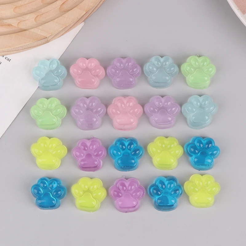 1Bag Luminous Cat's Paw Decompression Toy Kawaii Cartoon Antistress Stress Relief Slow Rising Toys For Adult Kids Toys 3