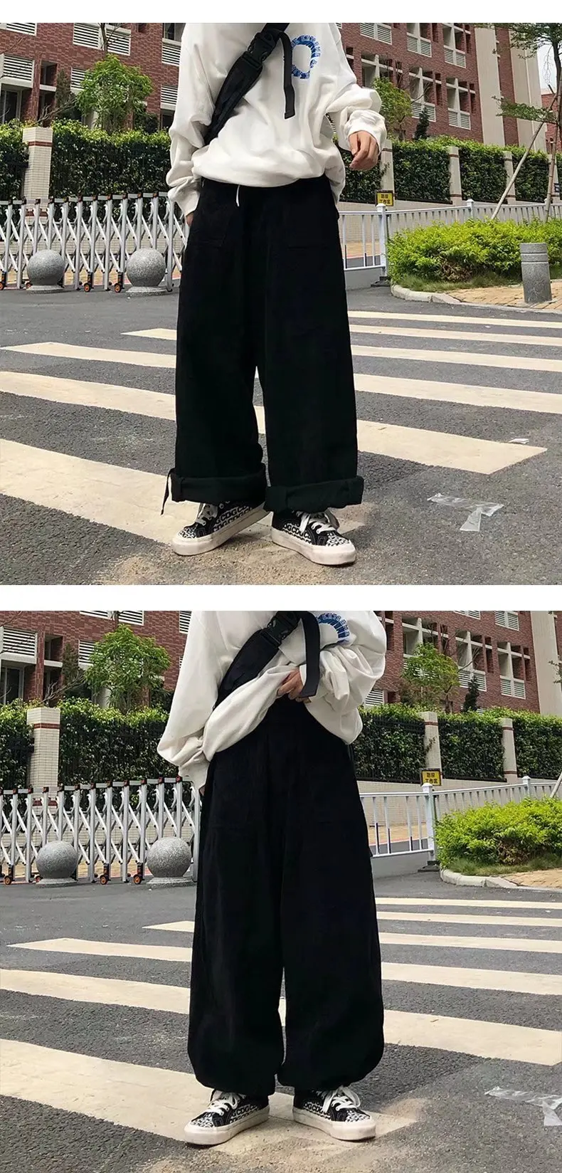 mens wide leg pants