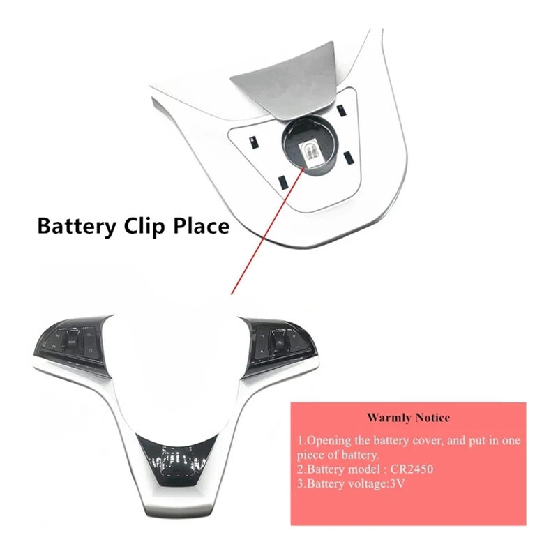 

For Chevrolet Cruze 2015-2018 Car Steering Wheel Buttons Switch Volume Phone Gps Function Switch Panel