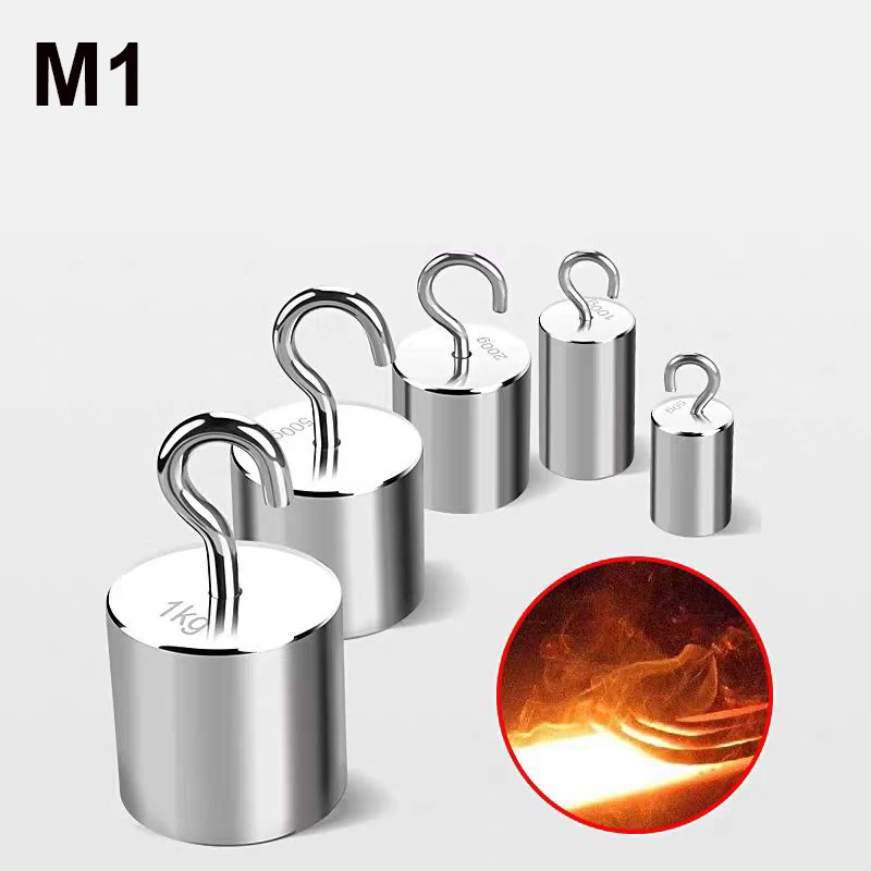 M1 Single Hook Weight 2kg -10kg Standard Counterweight Stainless Steel Calibration Balance Electronic Scale With Hook