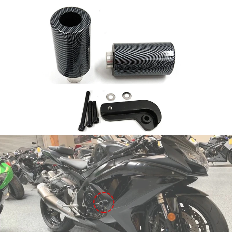 thumbnail image 2 of For YAMAHA GSXR GSX R 600/750 2006 2010 Motorcycle Frame Sliders Crash Protector 2 of 10
