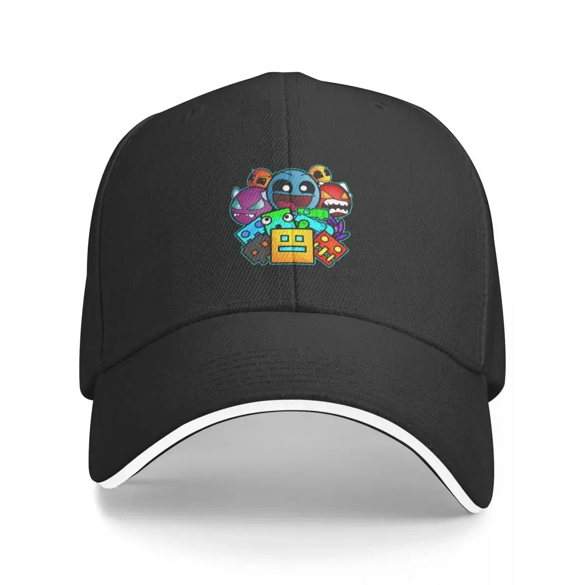 Baseball Cap Geometry Dash Gaming Baseball Cap Sun Protection