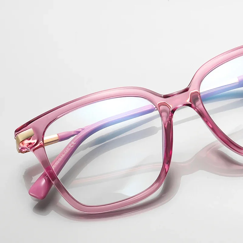 Women's Photochromic Multi-focus Progressive Reading Glasses Anti Blue Light Geometric Frame Prescription Glasses PFD2129 reading glasses anti blue light glasses
