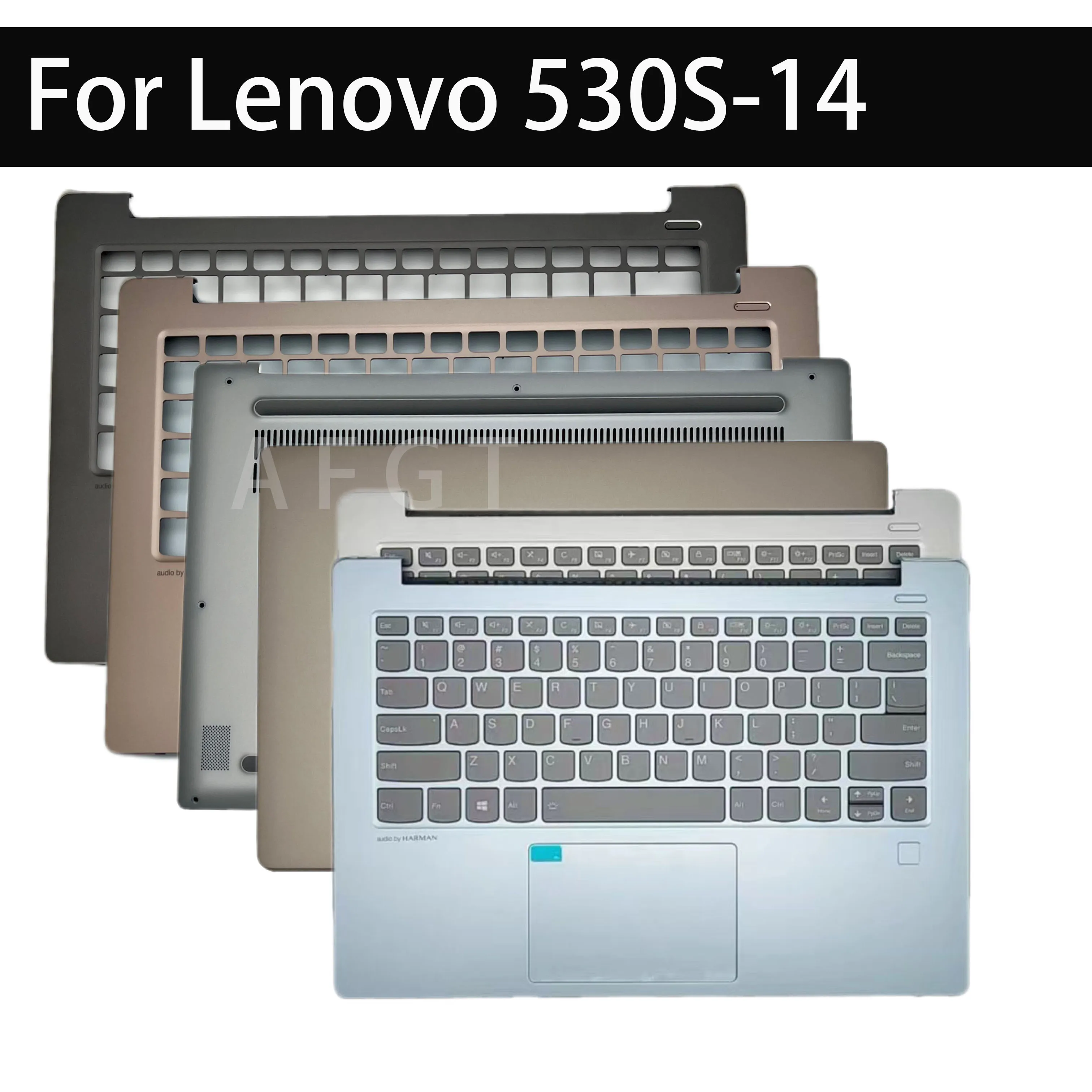 Original New Keyboard For Lenovo 530s-14 530s-14IKB 530s-14ARR Laptop Lcd Back Cover Keyboard Back Cover Rear Bottom Base