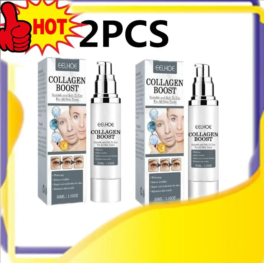 2pcs tdf8551j tdf8554j tdf8555j tdf8556aj fresh spot 30ml 2PCS Collagen Boost Serum Anti-Aging Dark Spot Corrector Wrinkle Cream Women Face Skin Care