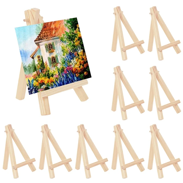 10pcs/set Wooden Mini Easel Stands Table Card Stand holder Small Picture  Display Stand for Home Party Wedding Decoration - AliExpress