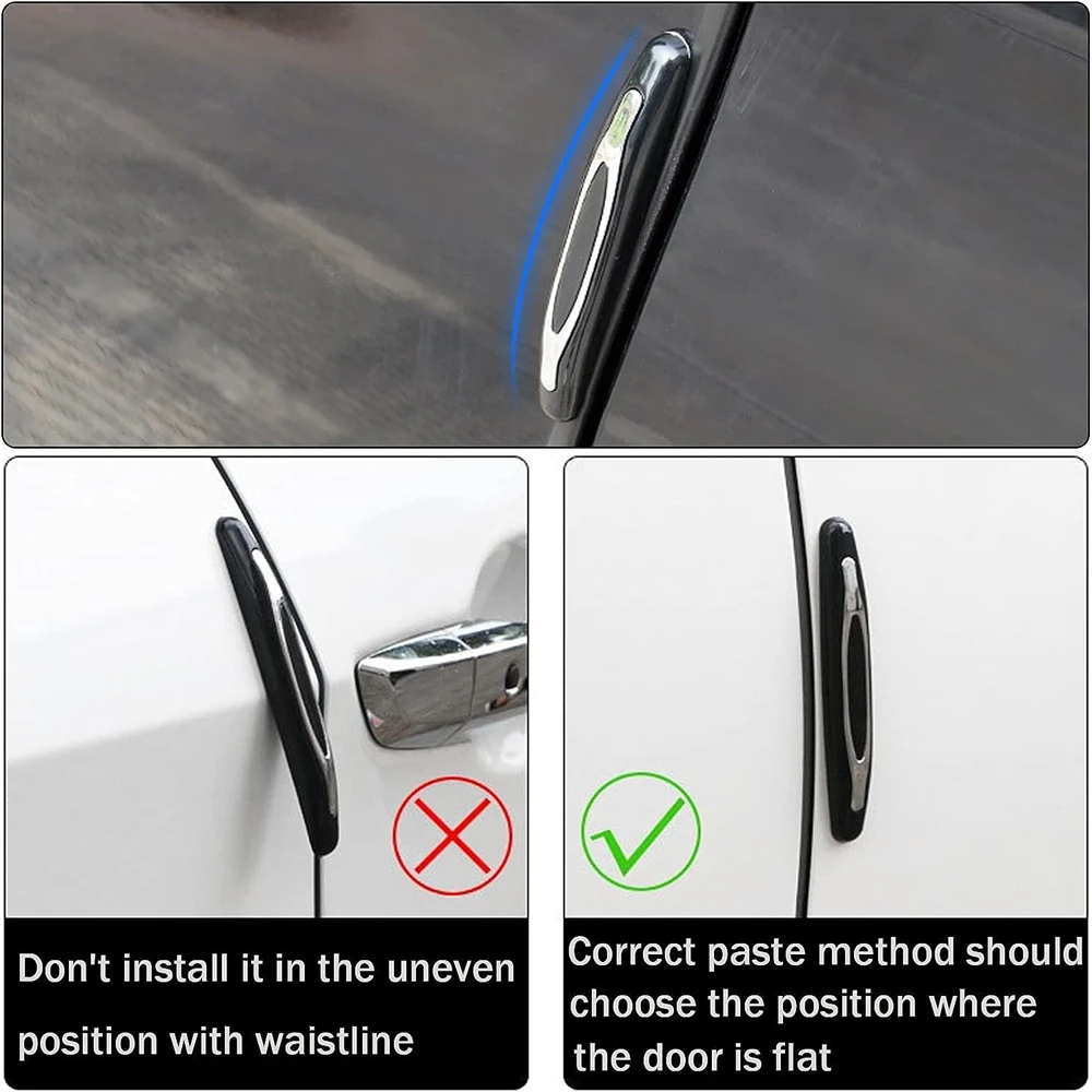 For Various Car Pads Door Shock Absorbers 4 Pcs Car Door Edge Guards Side Protector Suitable