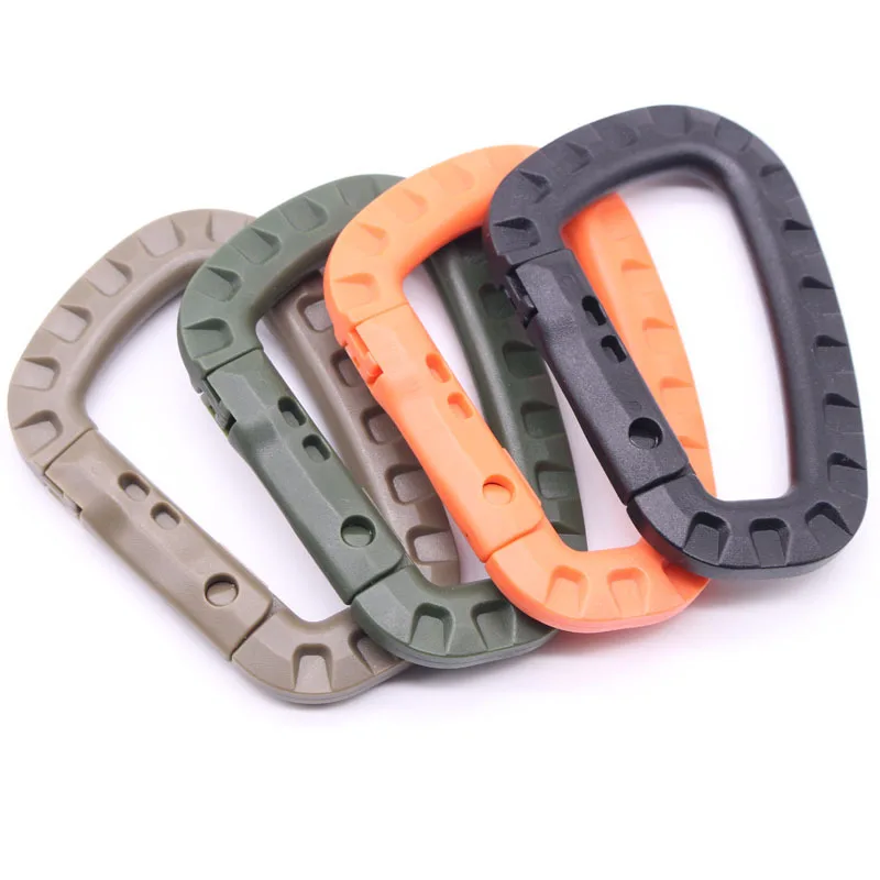 Outdoor Medium Tactical Karabiner ITW Molle Schnalle Haken Rucksack Molle System D Schnalle Sport Camping Klettern Zubehör – Detail 16