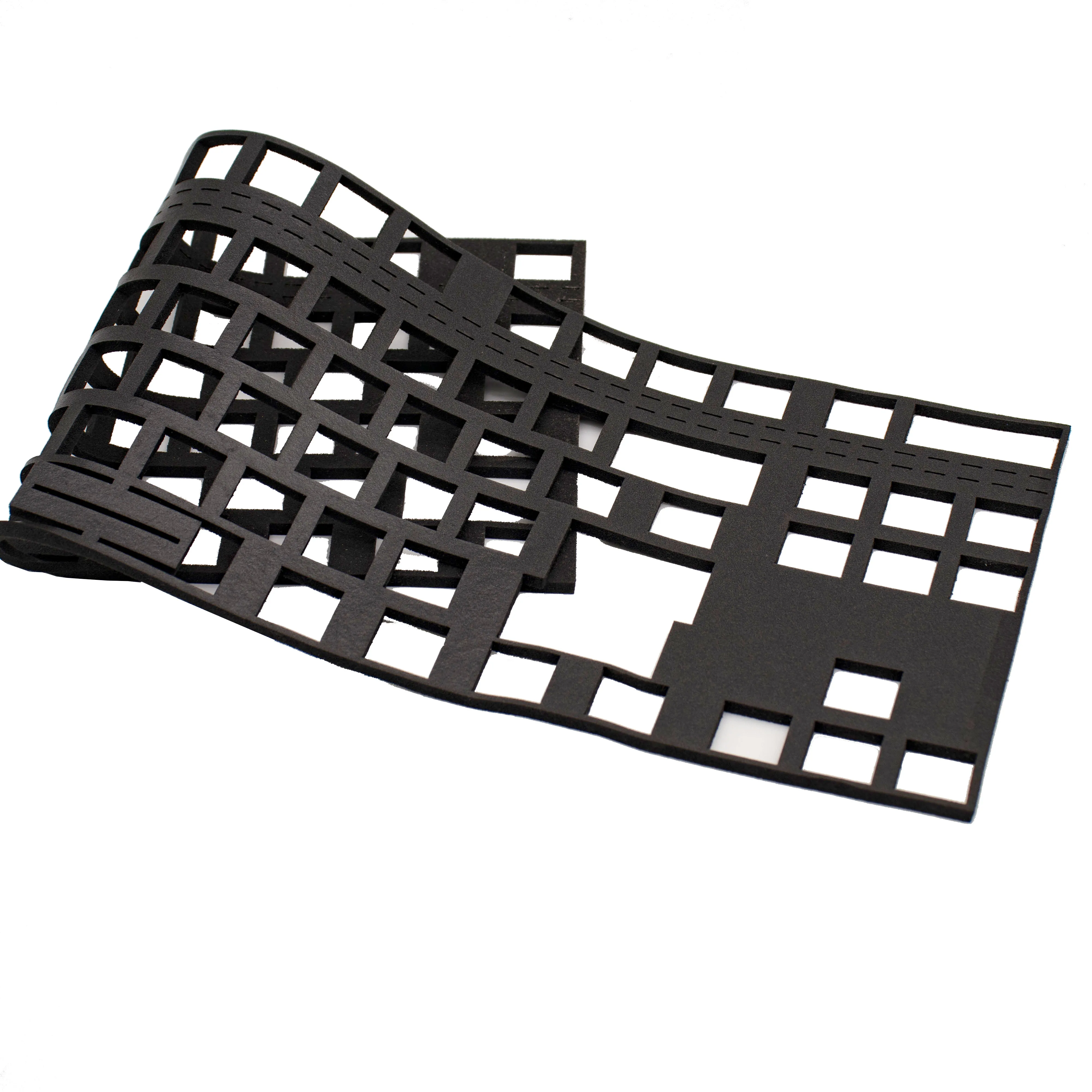 키보드 포지셔닝 플레이트 포론 기계식 키보드 샌드위치 폼 무소음 폼 61 64 68 84 87 75 108 키 키보드 레이아웃용