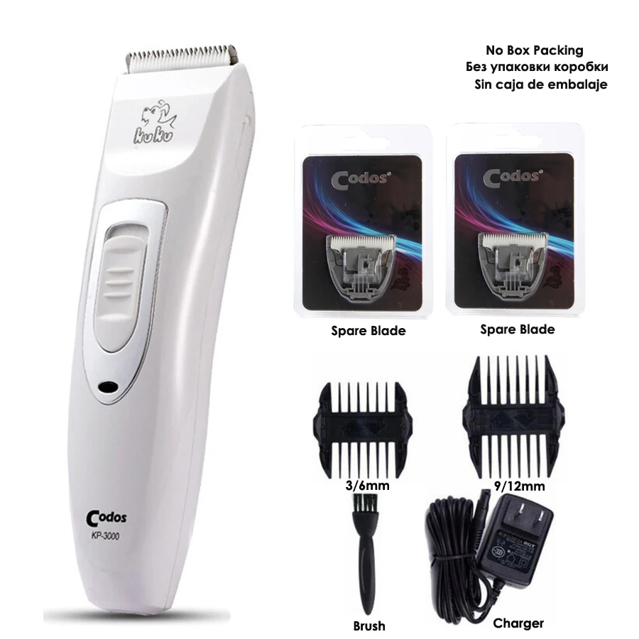Codos KP3000 Professional Pet Hair Trimmer Dog Grooming Kit Rechargeable Electrical Clipper Shaver Set Haircut Machine