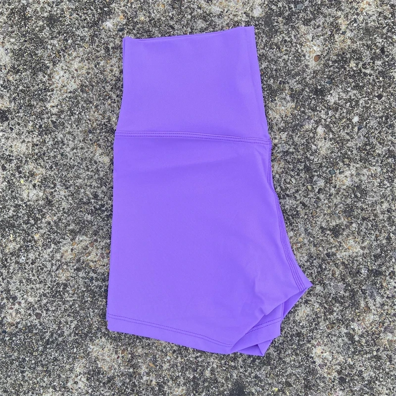 Sexy Solid Color High Waist Yoga Short Leg Soft Tights Women Fitness Sport Short Compression Comprehensive Training Jog Athletic 5