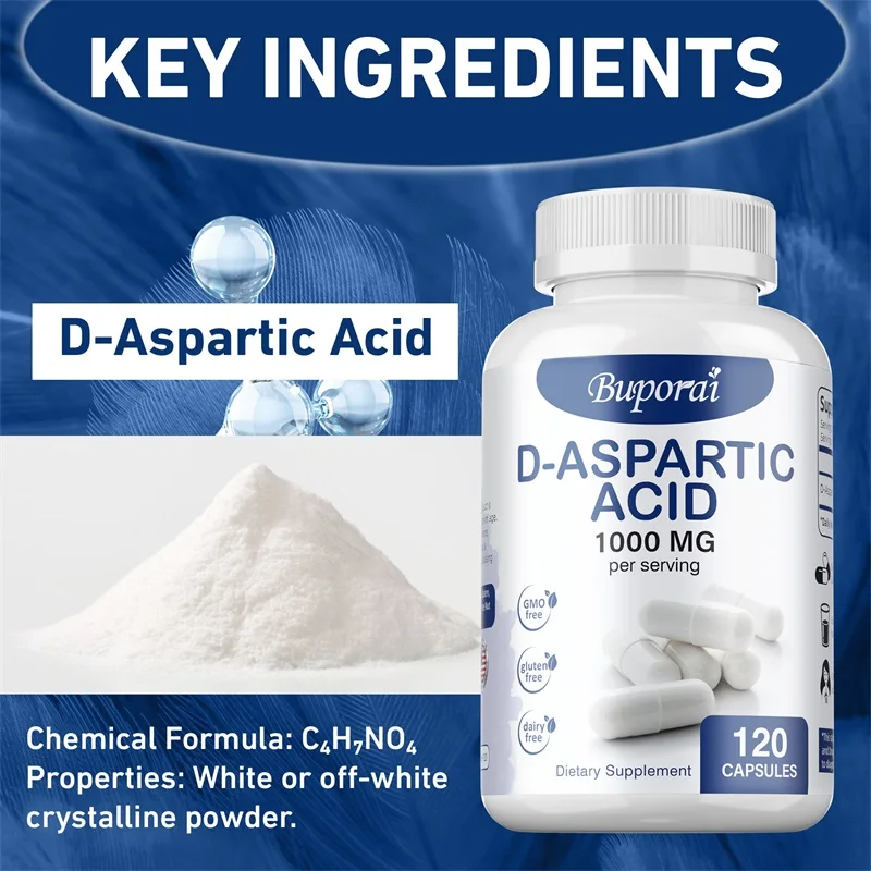 D-Aspartic Acid Energy Booster Supplement