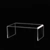 U-shaped Acrylic Display Risers Steps Acrylic Display Stand Anti-Corrosion Clear Showcase Display Shelf for Figure Collection 4
