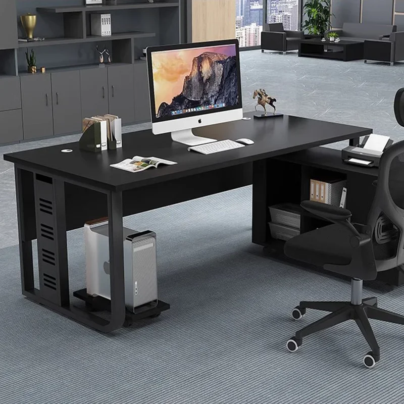 Modern Keyboard Office Desks Writing Multifunctional Wooden Reception Office Desks Bureau Executive Scrivania Room Furnitures desktops executive office desk computer keyboard modern luxury wooden writing office desk lap meuble bureau desk decorations