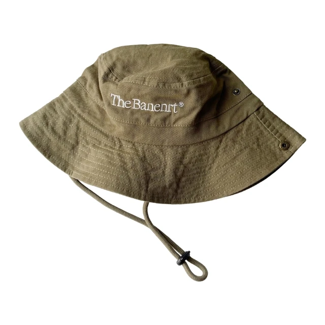 Embroidered Letter Fishing Hat for Women Men Breathable Fisherman